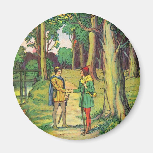 Robin Hood und Klein John Magnet (Vorne)