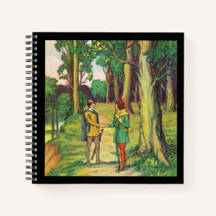 Robin Hood und Klein John Notizbuch