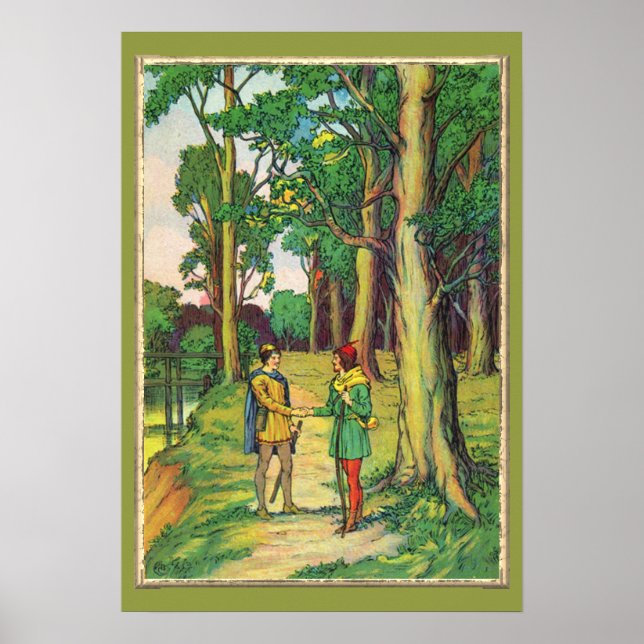 Robin Hood und Little John Poster (Vorne)