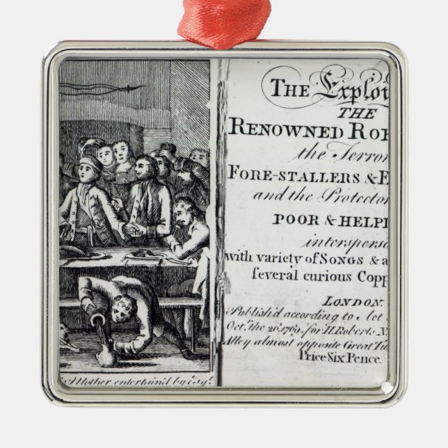 Robin Hood und seine Mutter Ornament Aus Metall (Vorne)