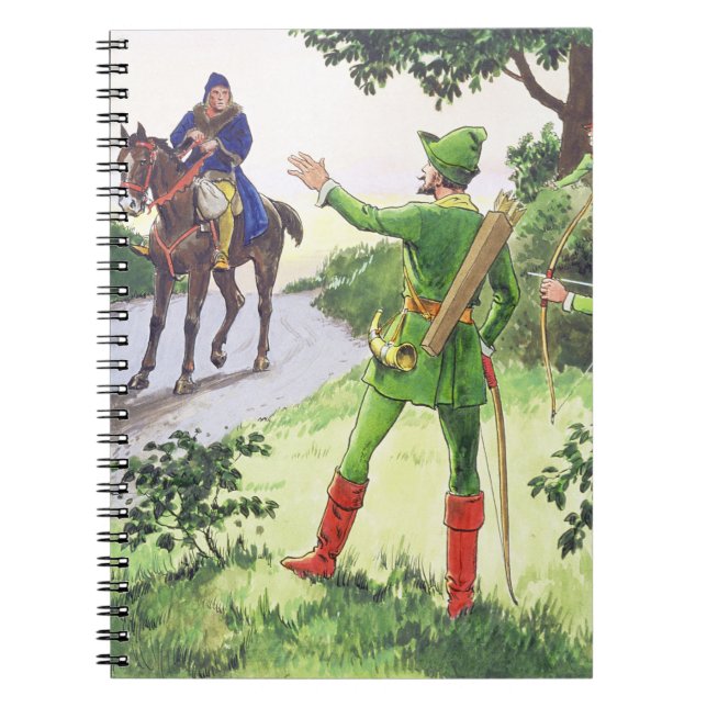 Robin Hood, von 'Pieps in the Past', veröffentlich Notizblock (Vorderseite)