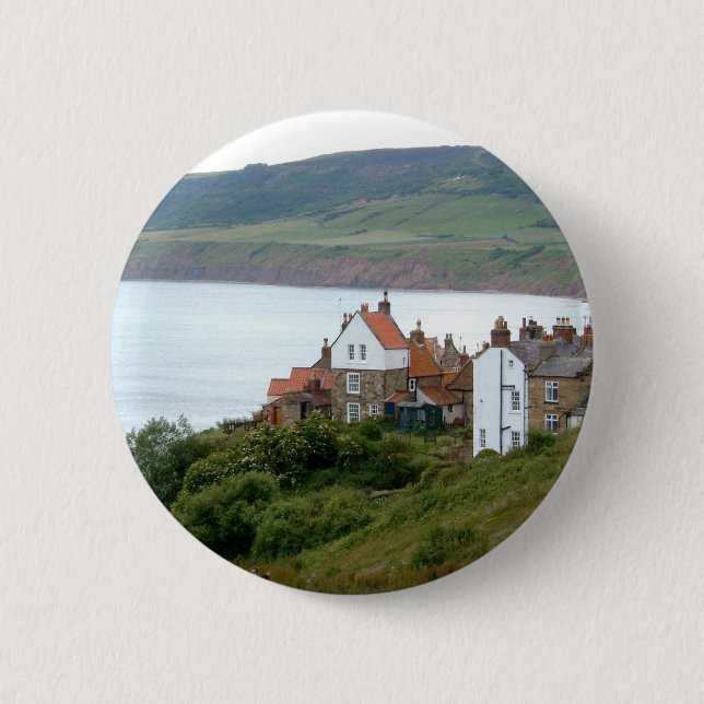 Robin Hood's Bay Button (Vorderseite)