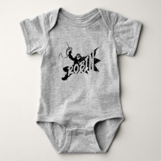 Robin Ink Brush Name Baby Strampler