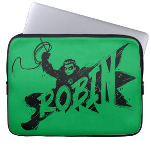 Robin Ink Brush Name Laptopschutzhülle