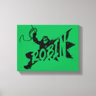 Robin Ink Brush Name Leinwanddruck