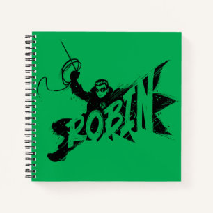 Robin Ink Brush Name Notizbuch