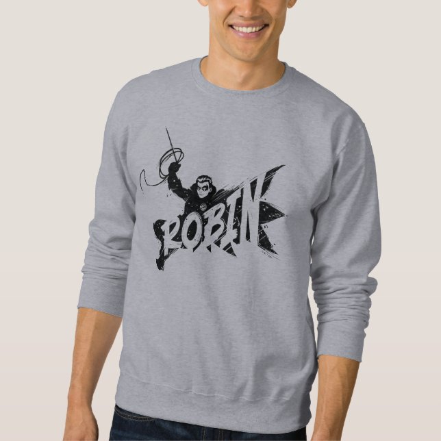Robin Ink Brush Name Sweatshirt (Vorderseite)