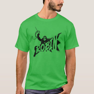 Robin Ink Brush Name T-Shirt