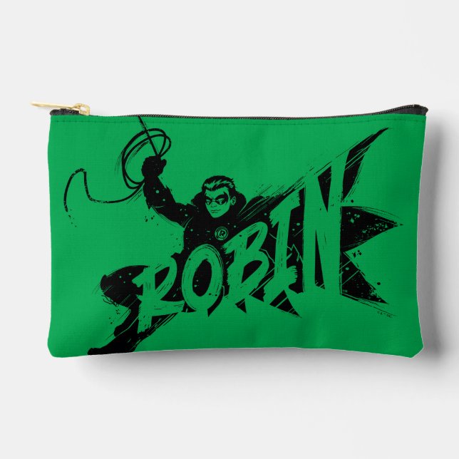 Robin Ink Brush Name Zubehörtasche (Vorderseite)