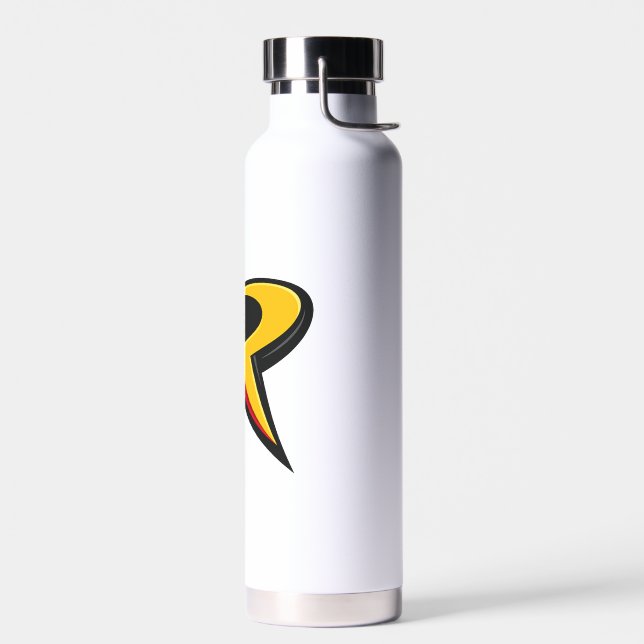 Robin inspiriertes Logo  Trinkflasche (Links)