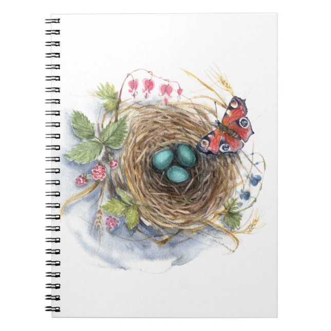 Robin Nest Notizblock (Vorderseite)