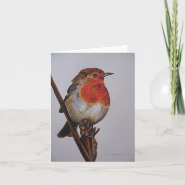 Robin Note Card Karte (Vorderseite)