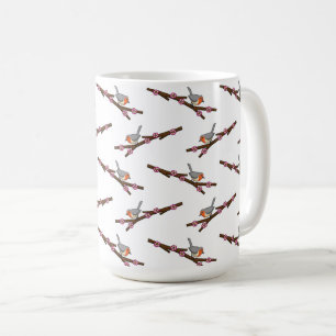 Robin on Sakura Kaffeetasse
