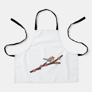 Robin on Sakura Schürze