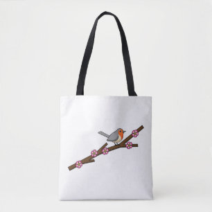Robin on Sakura Tasche
