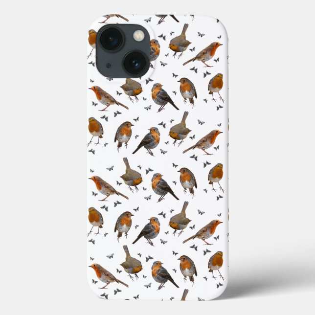 Robin Party iPad Case (Farbe auswählen) (Rückseite)