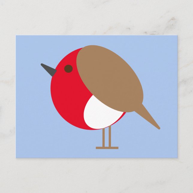 Robin Postcard Postkarte (Vorderseite)