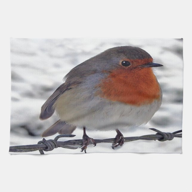 Robin RedBrust Handtuch (Horizontal)