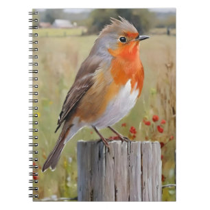 Robin RedBrust-Notebook Notizblock