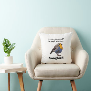 Robin Redust Songbird Kissen