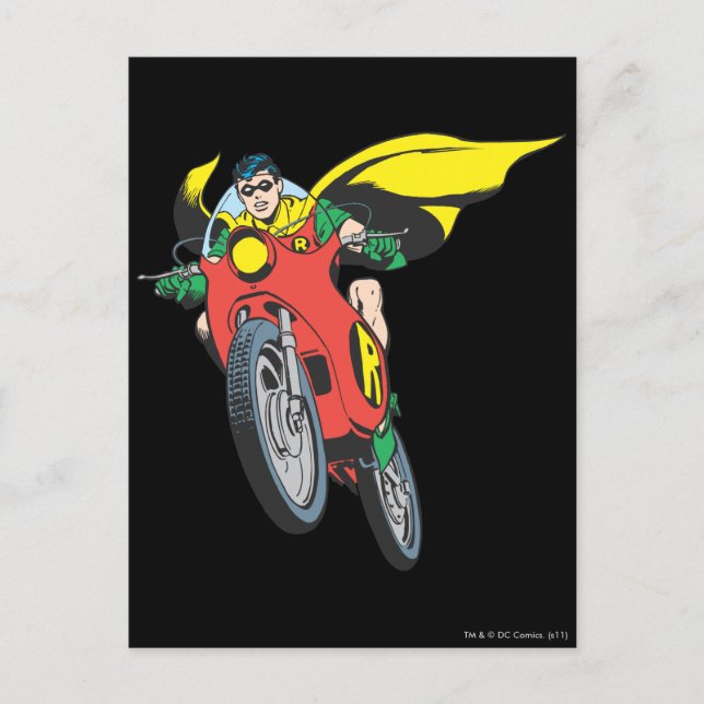 Robin Reitet 2 Postkarte (Vorderseite)