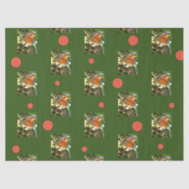 Robin Tissue Paper Seidenpapier (Vorderseite)