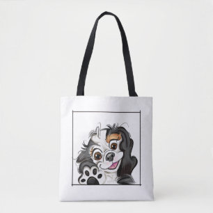 Robin-Totasche niedlicher Hund Tasche