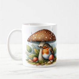 Robin Under Pilroom Umbrella Kaffeetasse