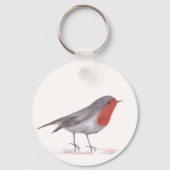 Robin-Vogel Schlüsselanhänger (Vorderseite)