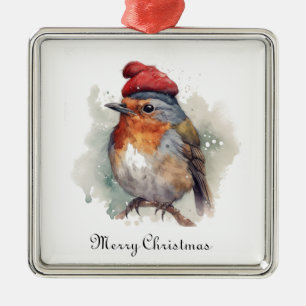 Robin Winter Delight, Brauch Ornament Aus Metall