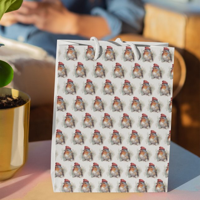 Robin Winter Delight Große Geschenktüte (Von Creator hochgeladen)