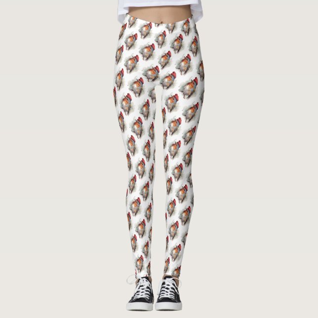 Robin Winter Delight Leggings (Vorderseite)
