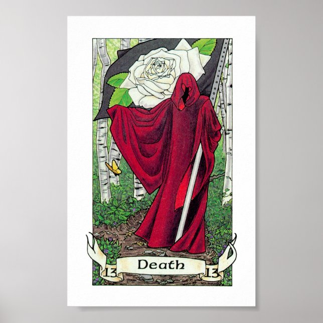 Robin Wood Tarot - Major 13 Death Poster (Vorne)