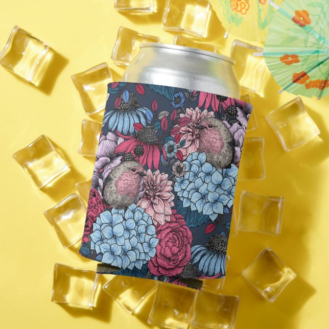 Robinen im Garten 3 Dosenkühler (In Situ Sommer)