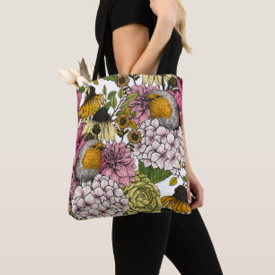 Robinen im Garten Tasche