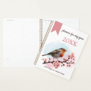 Robinet Aquarelle Planner Avec Fleurs Cerisières