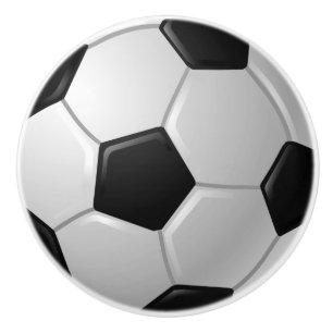 Robinet de conception de balle de soccer, bouton d
