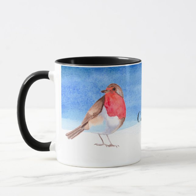 Robins Aquarell hinzufügen Tasse (Links)