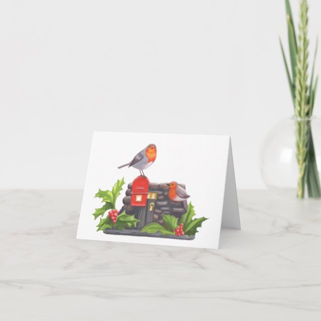 Robin's Briefe Feiertagskarte (Vorderseite)