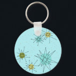 Robin's Egg Blue Atomic Sternexplosion Button Schl Schlüsselanhänger<br><div class="desc">Das Knopfmuster dieses Robin’s Egg Blue Iconic Atomic Sternexplosion Button Schlüsselanhänger zeichnet sich durch eine ikonische atomare Sternexplosion aus. Das ist richtig! Die alte Schule, robinfarbener Hintergrund mit goldenen Falten ist der perfekte Hintergrund für die lebendigen, türkisfarbenen, beruhigenden Sellerie und die kitschigen Birnen-grünen Kreise. Die Farbflecken sind sporadisch in verschiedenen...</div>