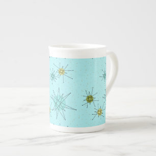 Robin's Egg Blue Atomic Sternexplosion China Tasse