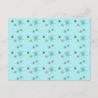 Robin's Egg Blue Atomic Sternexplosion Postcard