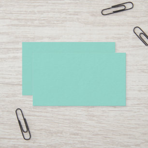 Robin's Egg Blue Premium Business Card Visitenkarte