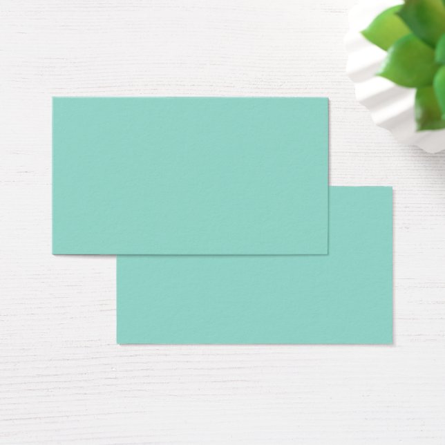 Robin's Egg Blue Visitenkarte (Schreibtisch)