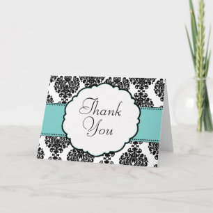 Robin's Egg Blue Wedding Danke Karte