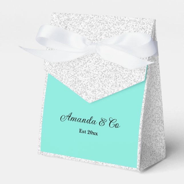 Robin's Egg Purse Bow Bride & Co Geschenkschachtel (Vorderseite)