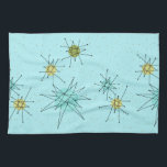 Robins Ei-blaue AtomSternexplosion-Küchen-Tücher Handtuch<br><div class="desc">Dieses Robins Ei-kopieren blaue Iconic AtomSternexplosion-Küchen-Tücher Eigenschaftsiconic AtomSternexplosionen. Das ist recht! Die alte Schule, farbiger Hintergrund des Eies des Rotkehlchens Blau mit Goldtupfen ist- der perfekte Hintergrund für den vibrierenden Türkis, den beruhigenden Sellerie und farbigen die Kreise des kitschy Birnengrüns. Die Stellen der Farbe werden sporadisch in verschiedene Größen mit...</div>