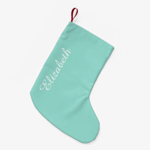 Robin's Ei Blue Solid Farbe Kleiner Weihnachtsstrumpf