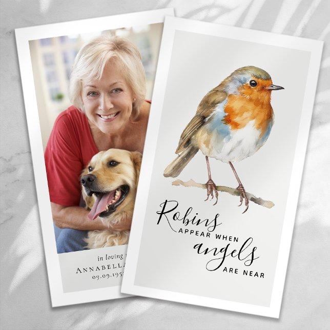 Robins erscheinen Engel in der Nähe der Gedächtnis (Von Creator hochgeladen)