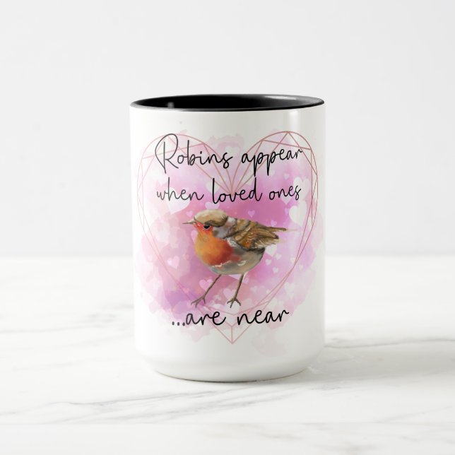 Robins erscheinen, wenn Liebende in der Nähe sind Tasse (Zentrum)